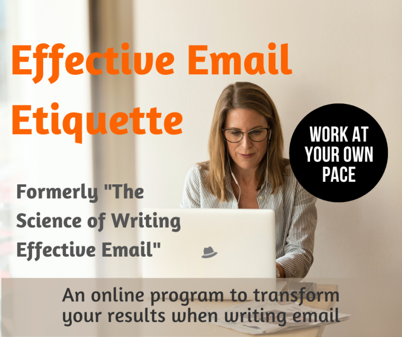 Effective Email Etiquette On Demand Online Program