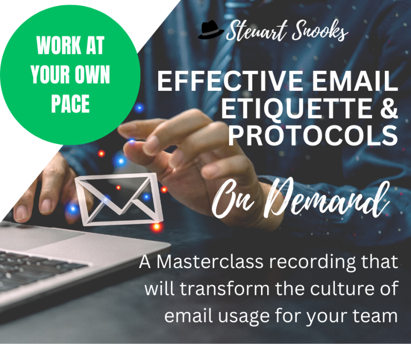 Effective Email Etiquette & Protocols On Demand Masterclass